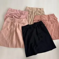 膝丈スカート 5点セット