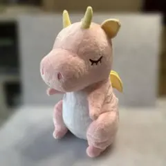 ピンク ドラゴン型 あみぐるみ - メルカリ
