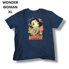 XL WONDER WOMAN Tシャツ ネイビー