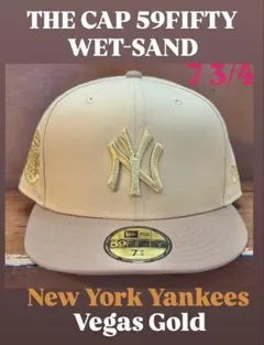 【THE CAP】WET-SAND ＊Yankees 59FIFTY＊7 3/4