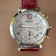SEIKO ルキア ソーラー クロノグラフ V175-0AJ0