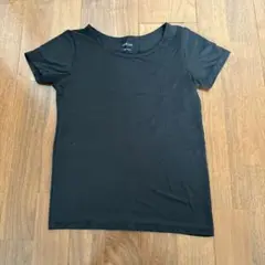 ユニクロ　エアリズム　半袖肌着　黒　130