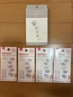 and us セミハードジェルネイルシール フット用 12個入り 他