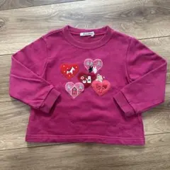 familiar トレーナー 100cm ピンクのサムネイル