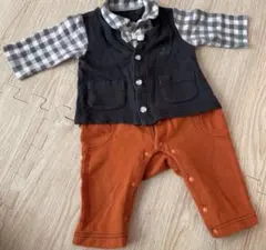 ロンパース　ベビー　フォーマル　お呼ばれ　70cm