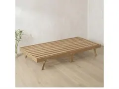 GOKUMIN すのこベッド ベッド 折りたたみバンブーベッド 竹 抗菌防臭のサムネイル