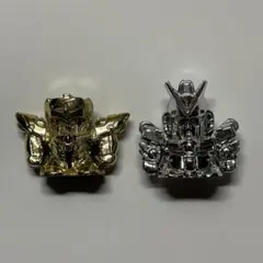SDガンダム　アクアリウス（金）　Vガンダム（銀）　ガン消し　当時物　レトロ