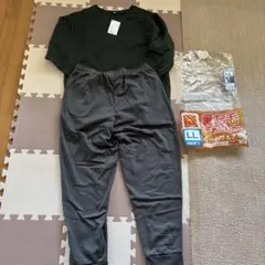 メンズ 裏起毛 ルームウェア 上下セット LL