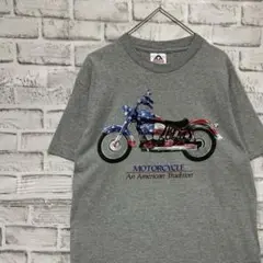 90sヴィンテージTシャツ！グレー半袖古着M14