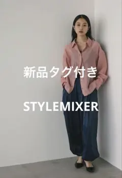 テクスチャーシアーシャツ　STYLEMIXER スタイルミキサー【新品タグ付】のサムネイル
