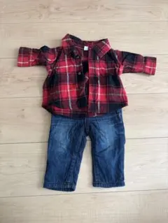 babyGAP シャツ パンツセット 0~3month 70cm ベビーギャップ