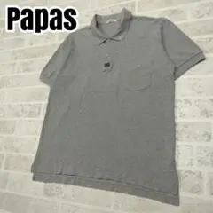 Papas　パパス　ポロシャツ　Mサイズ