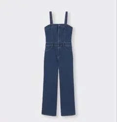 GU ベアトップ　サロペットパンツ　デニム　M