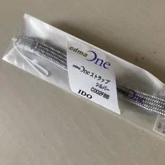 cdmaOne ストラップ シルバー　C002FBB