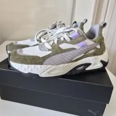 未使用】エミPUMA ライトグレー スエード - メルカリ