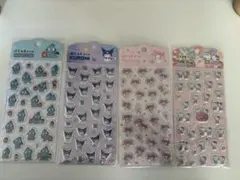 サンリオ　ダイソーぷくっとシール4枚セット