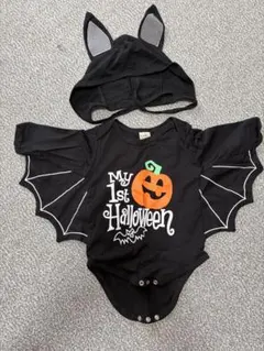 ベビー用 ハロウィン コスチューム 70サイズ　コウモリ