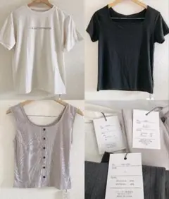 新品　レディース Lサイズ 3点セット　　　　　Tシャツ キャミソール
