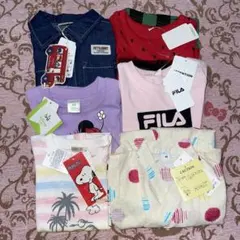 新品　まとめ売り　ベビー　フィラ　スヌーピー　ミニー　甚平　80㎝ 6点セット
