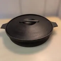 岩鋳 平型万能鍋 鋳鉄 IH対応 日本製 煮る焼く蒸す - メルカリ