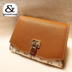 Pinky & Dianne 二つ折り財布 オレンジ
