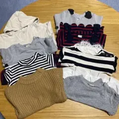 女の子　トップス90 まとめ売り　プティマイン 多数