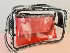 【アメリカ限定・希少デザイン】ヴィクトリアズシークレット クリアポーチ2点セット