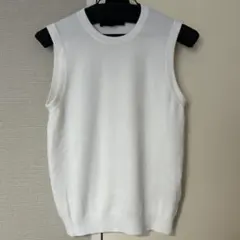 公式サイト完売】戸賀ニット白(半袖) L 数回着用 - メルカリ