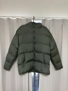F.P.O フード付きダウンジャケット Lサイズ オリーブグリーン