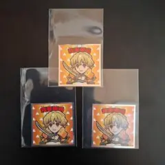 １弾　善逸　鬼滅の刃シール　鬼滅の刃ビックリマン　鬼滅の刃マンチョコ