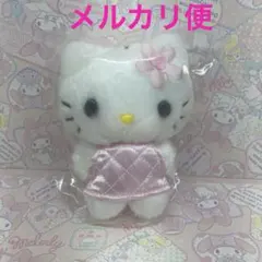 サンリオ　ハローキティ（キティ）ミニチュアキルト　マスコットホルダー　ピンク