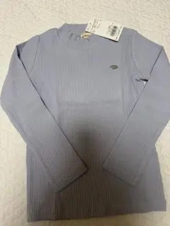 新品　ブランシェス　ハイネック　長袖リブトップス　120