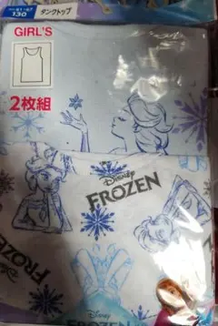 アナと雪の女王 タンクトップ 130cm 2枚組