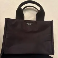 kate spade 黒 ナイロンハンドバッグ