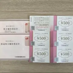 JR九州旅客鉄道株主優待券　2枚+割引券