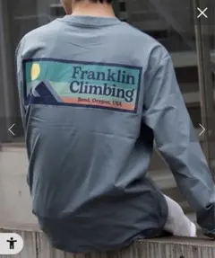 フランクリンクライミング水陸両用バックロゴプリントロンT新品未使用ノースフェイス