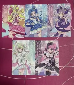 ⭐️名探偵プリキュア キラキラカードグミ バトンタッチ　5点まとめ売り