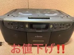 ☆希少☆CASIO CDラジカセ デュアルCDコンポ搭載(CD2枚同時再生可