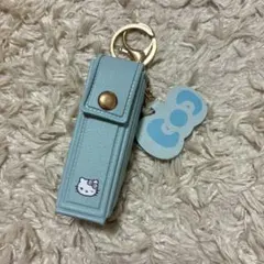 ハローキティ リップケース　水色　キティ