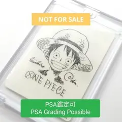 ☆限定限定PSA 鑑定向け 素体 ルフィ 尾田先生 イラスト サイン