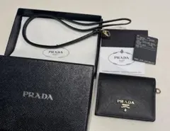新品・国内未販売カラー】PRADA サフィアーノ パスポートケース