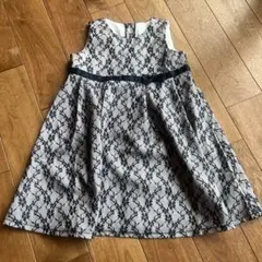 １回のみ着用　CHERUBIC 花柄刺繍　フォーマルワンピース　120サイズ