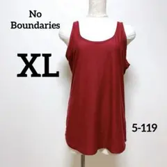 No Boundaries 赤 ノースリーブチュニック 【XL】可愛い 美品