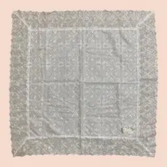 【未使用品】Grand Gemme グラン・ジェム　レース装飾ハンカチ