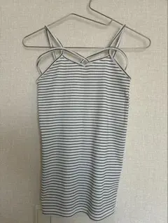 ボーダー柄　キャミソール　美品