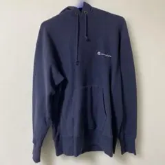 Champion ネイビー フード付きスウェット