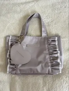 JILL by JILL STUART フリルトートバッグ ハート型ポーチ