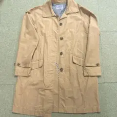 【値下げ中】トレンチコート/スプリングコート　ベージュ　古着