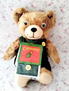 美品★くまのコールテンくん　ぬいぐるみ 紙タグ付