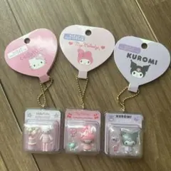 サンリオ　ミニチュアパッケージチャーム　3点
